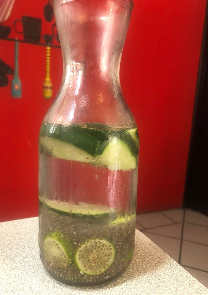 Una foto de Infusión súper fresca de pepino