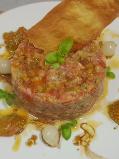Una foto de Steak Tartar de Tomate