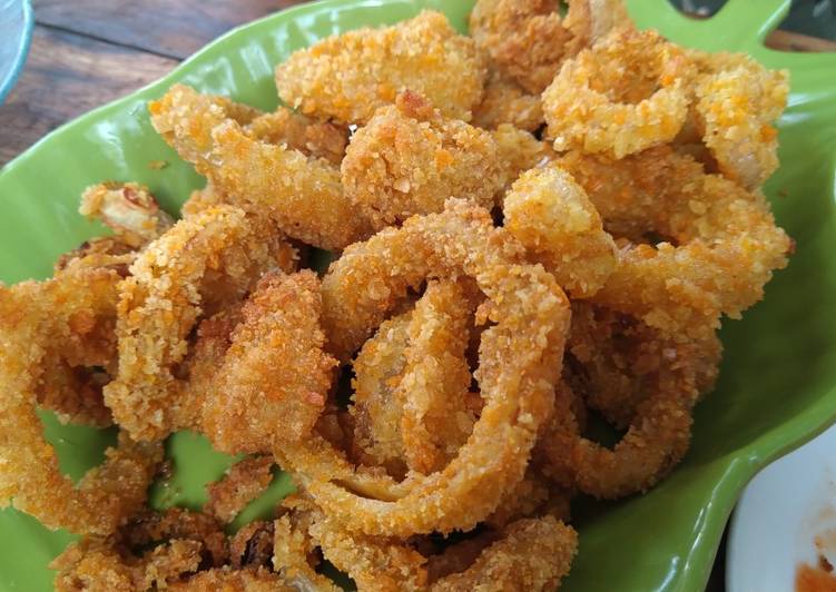 Bagaimana Membuat 12. Onion Ring Anti Gagal