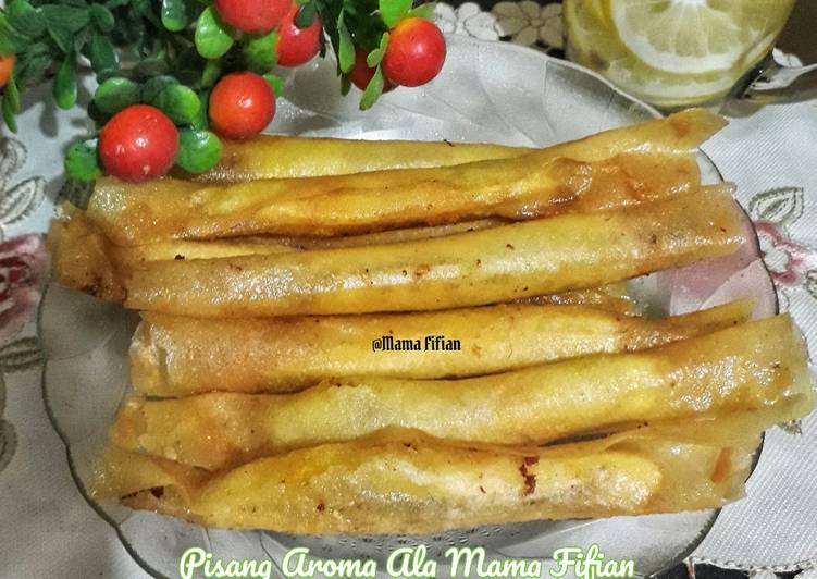 Resep Pisang Aroma ala Nama Fifian, Enak