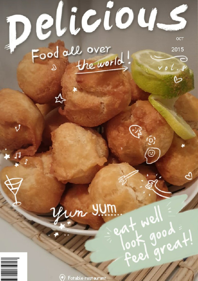 Una foto de Buñuelos de yogur de limón🍋🍋