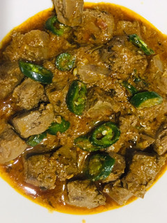 A picture of Mutton liver fry.