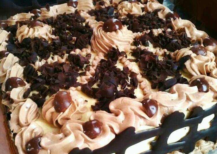Kue Tart Cokelat Non Pengembang