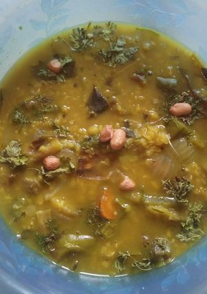 A picture of Sambhar.