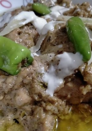 A picture of Creamy White Karahi Recipe.