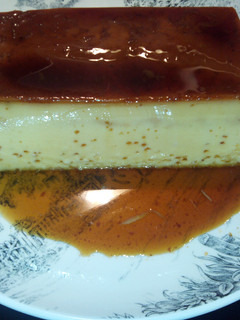 Una foto de Flan de nata