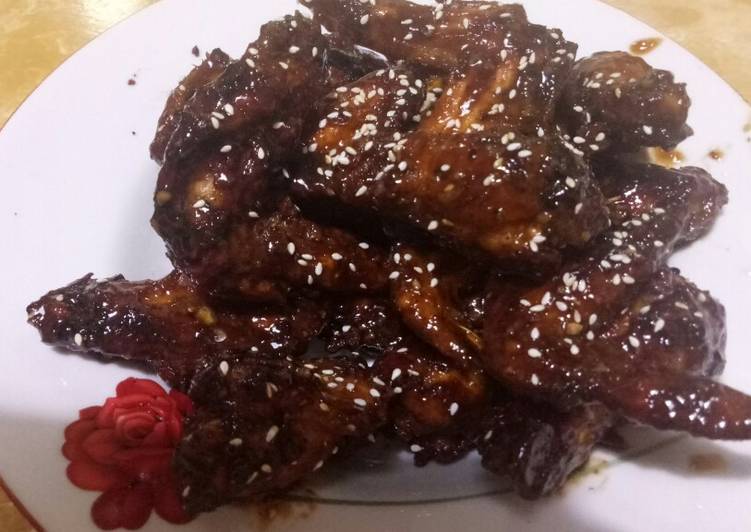 Resep Korean chicken wings yang Lezat Sekali