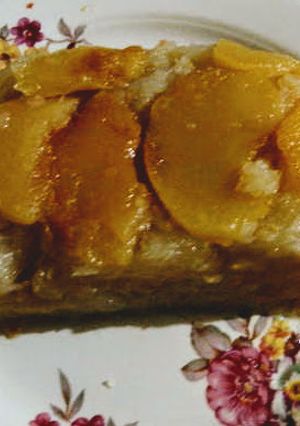 Una foto de Budín de manzanas light