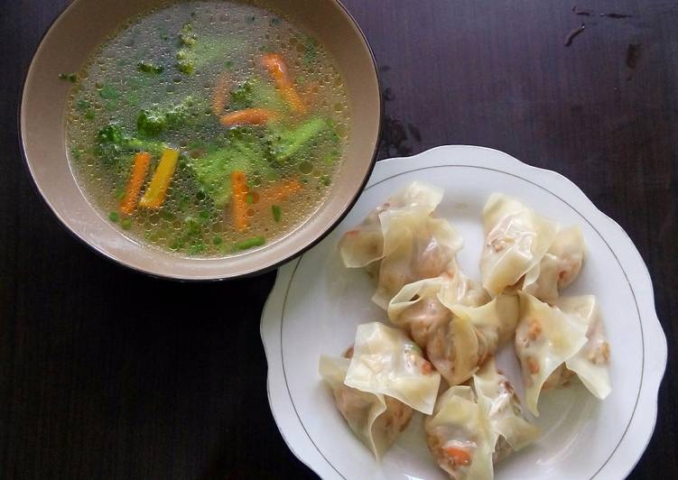 Resep Pangsit kuah  sayur oleh Ica psaj Cookpad