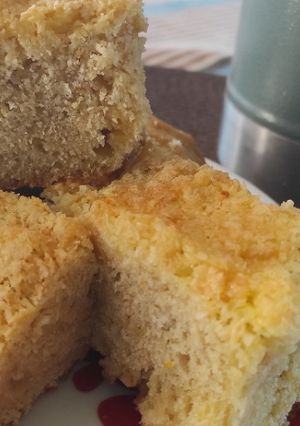 Una foto de Rosetas de pan de naranja y cobertura de coco!