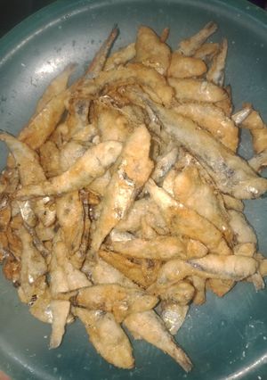 Foto resep Peyek ikan asin / gereh crispy simple