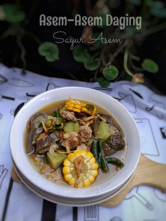 Langkah Mudah untuk Menyiapkan Resep Asem-Asem Daging Sayur Asem yang Lezat Anti Ribet, Menggugah Selera