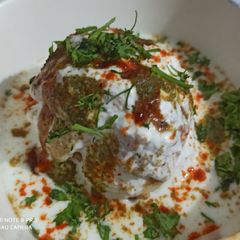 Instant Dahi Vada / No soaking no frying A picture of Instant Dahi Vada / No soaking no frying.