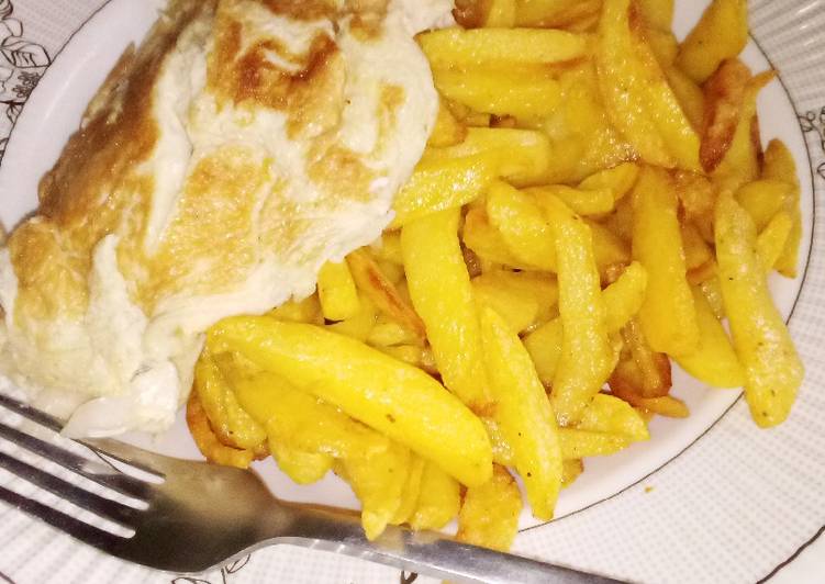 Recipe: Appetizing Chips With Egg This is A Recipe That Has Been Tested  From Best My Grandma's Recipe !!