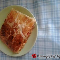 A picture of Meat pie with leftovers.