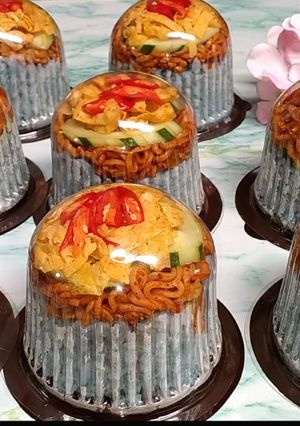 Foto resep Nasi uduk wangi bunga telang