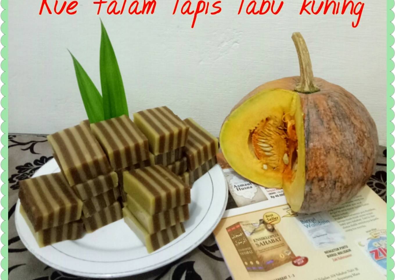 Kue talam lapis labu kuning