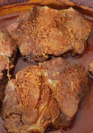 Sült tarja (puha, szaftos) recept fotója