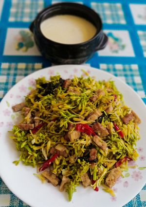 Foto resep Tumis bunga pepaya