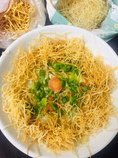 A picture of Yin Yang Soup Noodles.