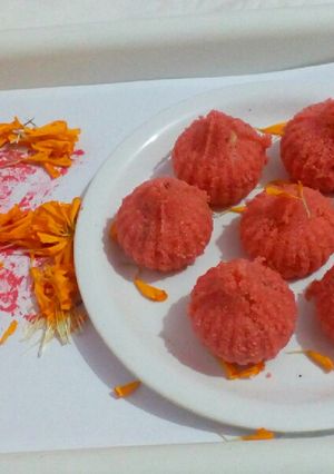 A picture of Rava-Malai-Modak.
