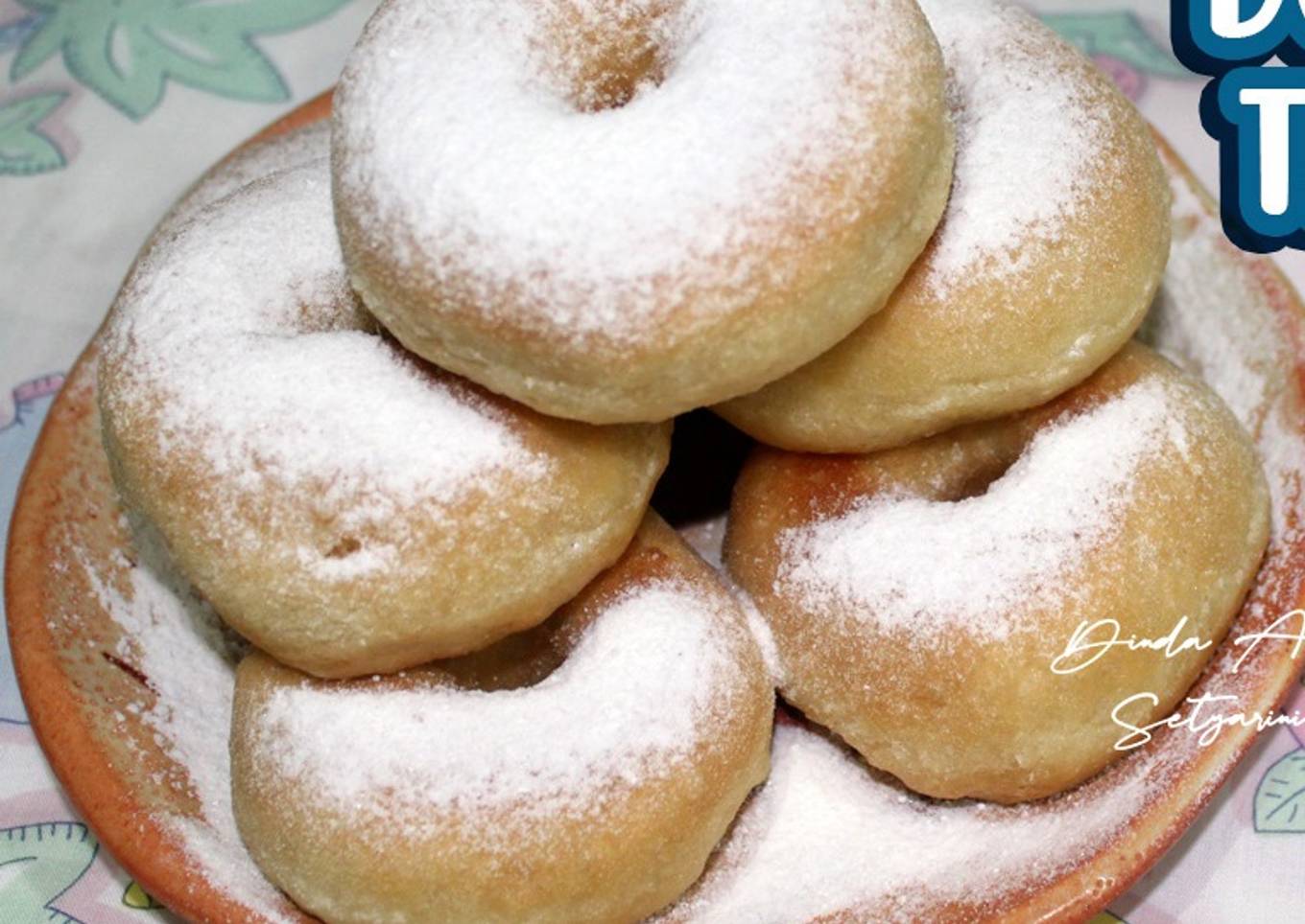 Donat | Tanpa Telur, Tanpa Susu, Tanpa Mixer & 1x Proofing