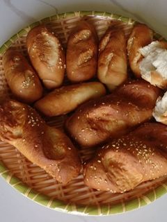 Hình của món Bánh mì mini bằng nồi chiên không dầu.
