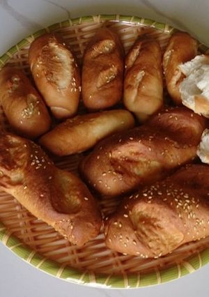 Hình của món Bánh mì mini bằng nồi chiên không dầu.