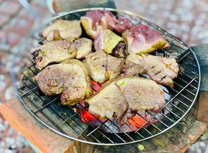 Hình của món Thịt Heo Rừng Nướng Muối Ớt Xanh.