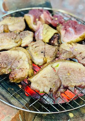Hình của món Thịt Heo Rừng Nướng Muối Ớt Xanh.