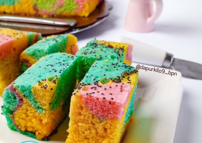 Resep RAINBOW Cake