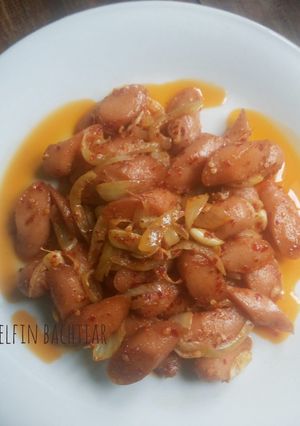 Foto resep Sosis goreng bumbu kari