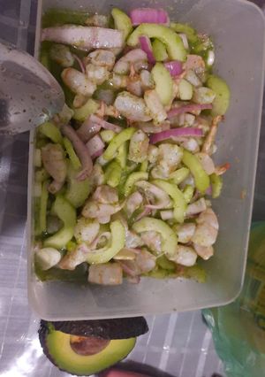 Una foto de Agua chile verde