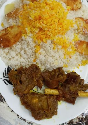عکسی از دستور چلو گوشت