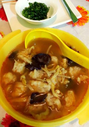 Foto resep Tekwan kaldu udang