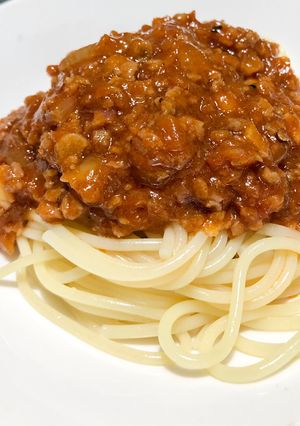 Foto resep Simple spaghetti bolognaise