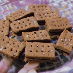 Instant Bourbon biscuits A picture of Instant Bourbon biscuits.