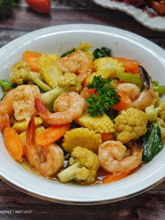 Foto resep Capcay udang