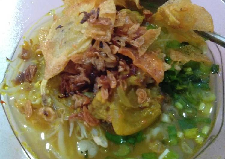 Soto bening ayam kampung