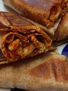 صورة لوصفة ساندويش فاهيتا مع الجبنة 😙😋