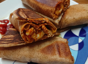 صورة لوصفة ساندويش فاهيتا مع الجبنة 😙😋