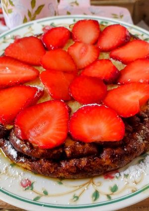 Una foto de Flan / pastel de yogurt