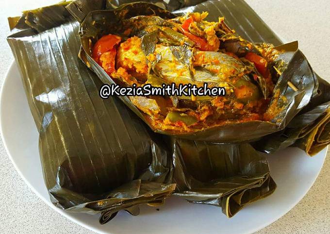 Steam Fish in Banana Leaves