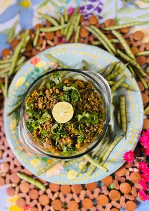 A picture of Cluster beans Maharashtra Special Bhaji.