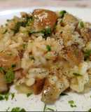 Risotto con Funghi Galletti