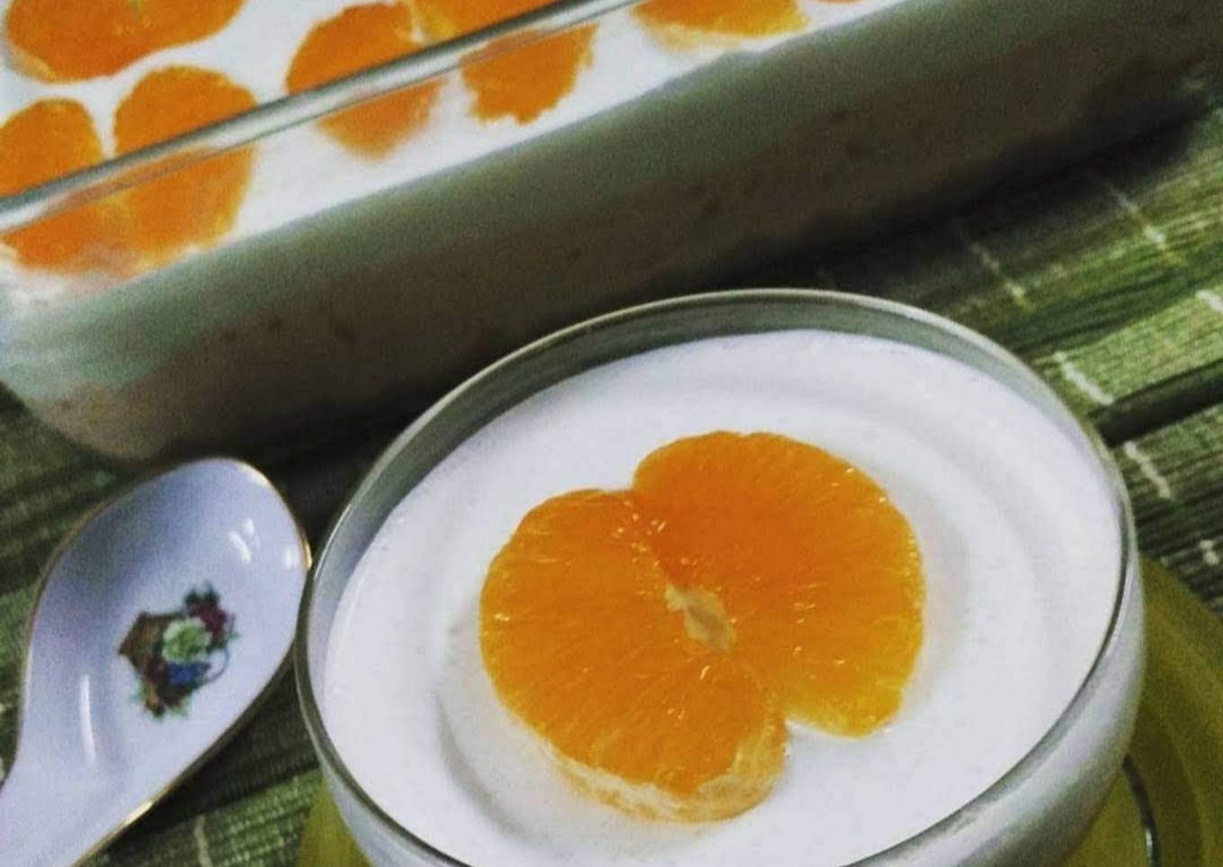 Orange mousse