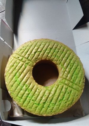 Foto resep Bolu susu pandan