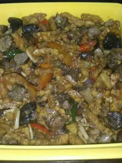 Foto resep Oseng ati ampela tempe simple