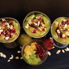A picture of Papaya pudding.