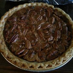 A picture of Charlotte's Famous Pecan Pie.